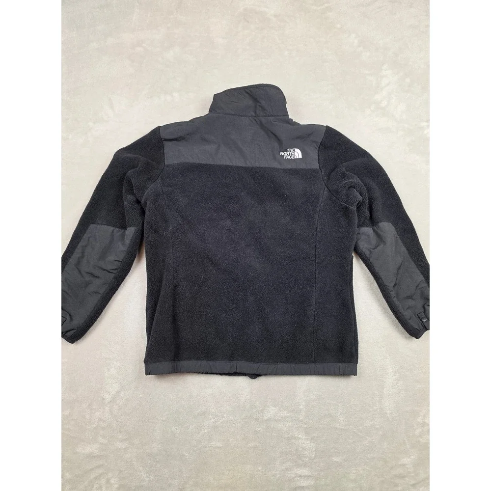 The North Face Denali Fleece Jacket Girls XL 18 Black Full Zip Outdoor Coat